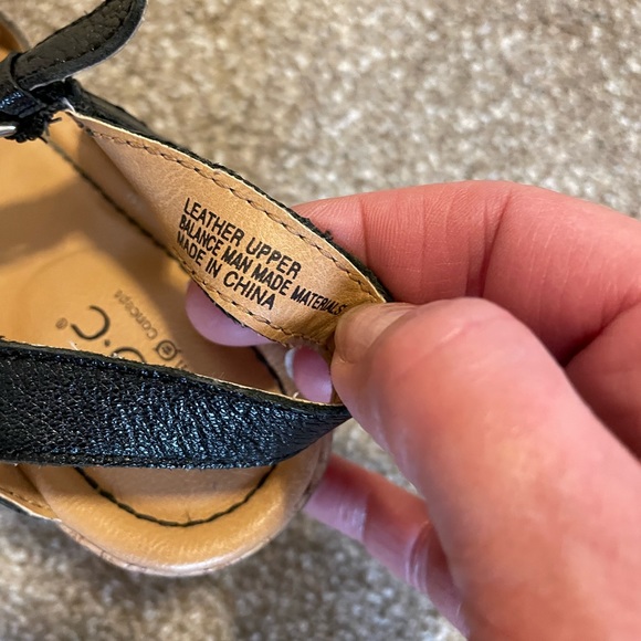 Boc wedge sandals Leather platform heel - Picture 8 of 16